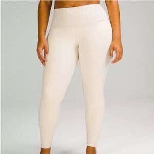 Lululemon Athletica Cream Leggings Size 12